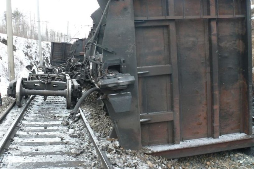 Пять поездов задержаны из-за схода вагонов на Забайкальской железной дороге
