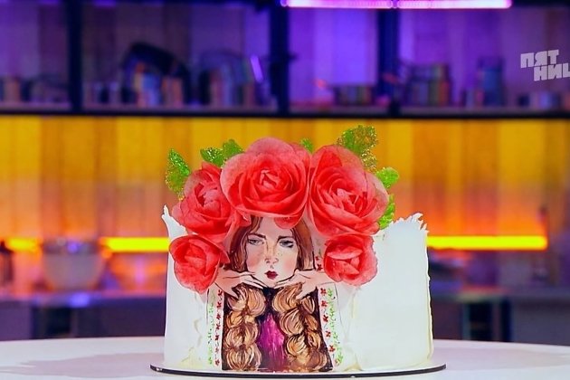 Торт в исполнении Анны Кравченко, представленный на шоу 
