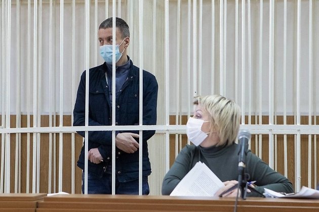 Роман Коновалов на заседании суда