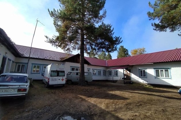 Участковая больница в селе Харагун Хилокского района. 