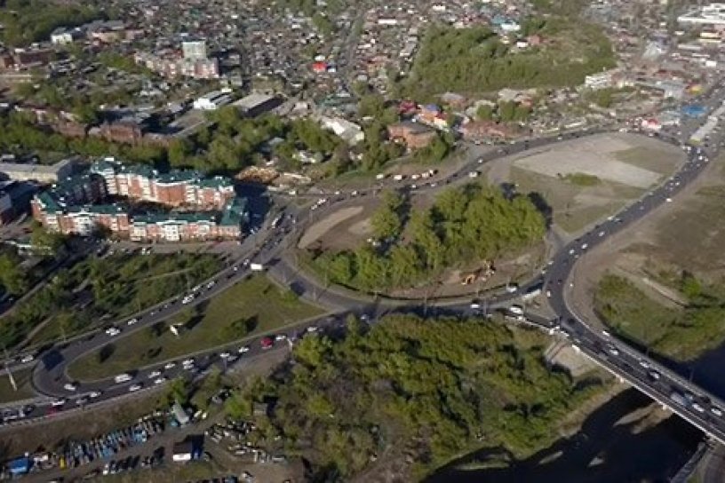 Схема движения транспорта на Маратовской развязке в Иркутске изменится с 29 сентября