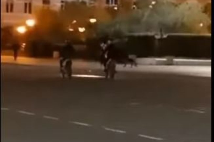 Задержанный байкер не выдал второго мотоциклиста, с которым катался по площади в Чите