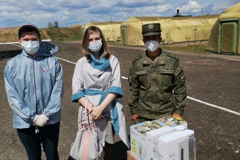Волонтёры привезли стройматериалы, чайники и микроволновки для полевого госпиталя в Чите