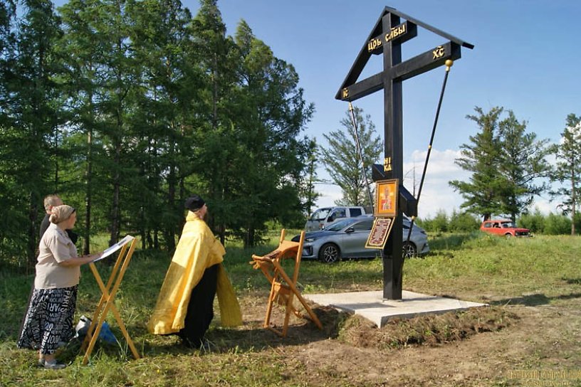 Старообрядцы установили поклонный крест в память протопопа Аввакума около Иван-озера