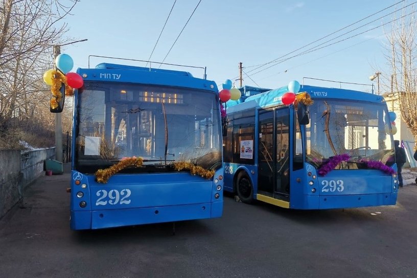 Московские троллейбусы запустили в Чите — в депо надеются использовать их ещё 10 лет