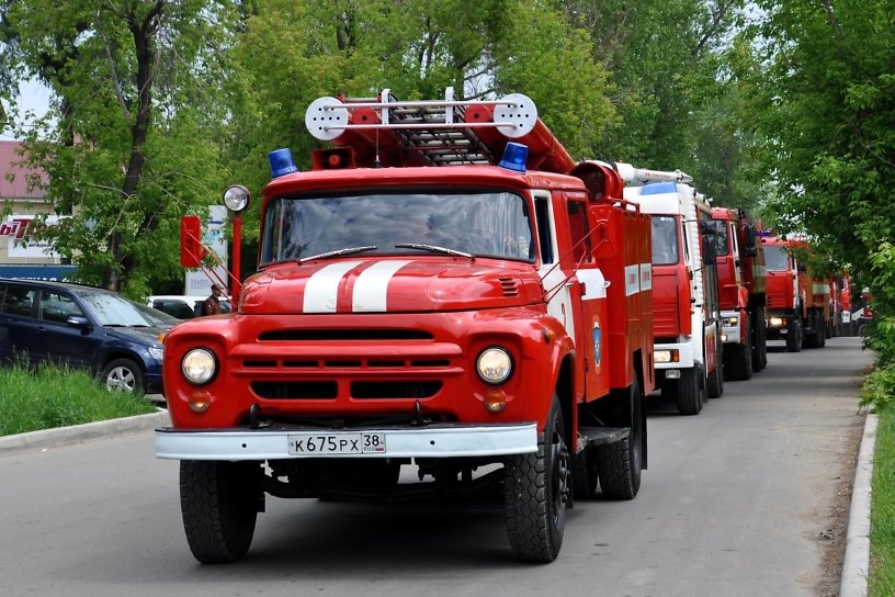 Автопробег пожарной техники пройдёт 10 июня по центральным улицам Иркутска