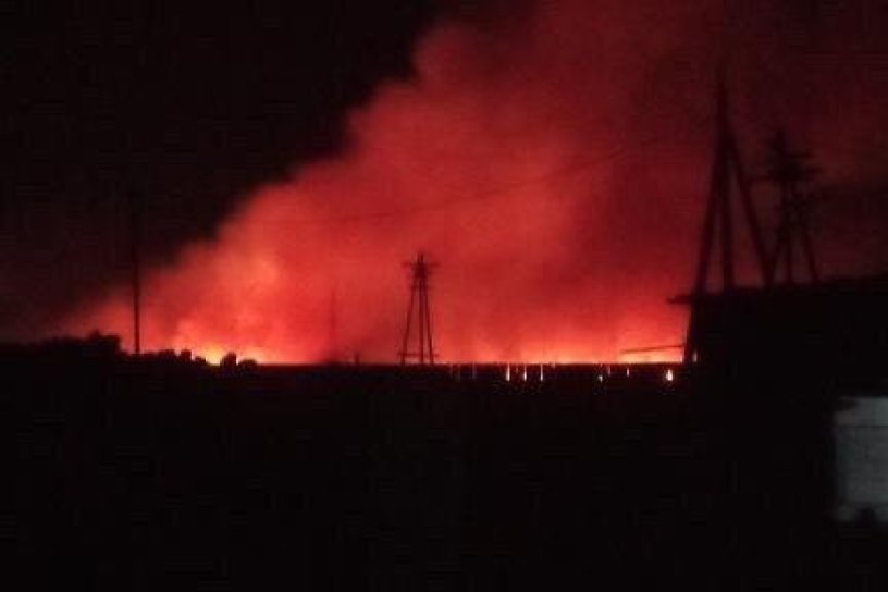 Фото степного пала в Читинском районе прислали «Чита.Ру» - власти анонсировали там отжиги