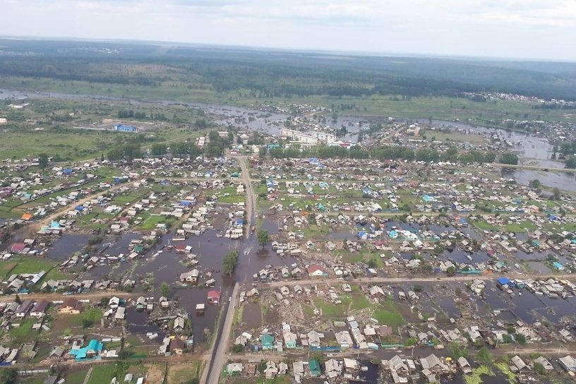 Шесть новых соцобъектов построят в районах, пострадавших от паводка в Приангарье в 2019-м