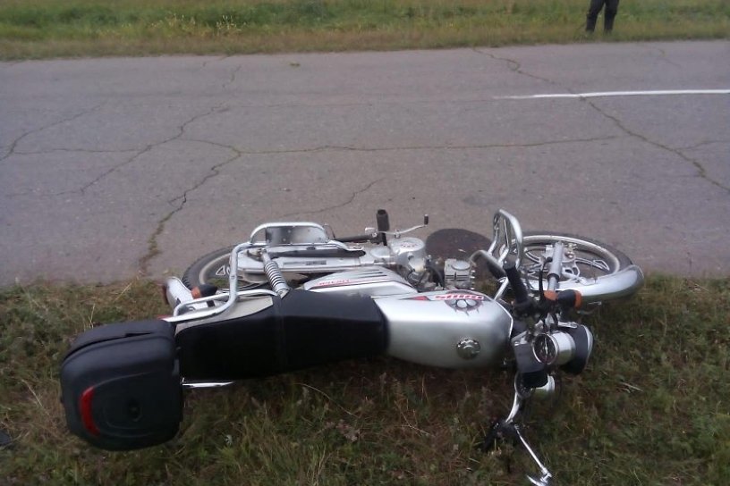 Двое детей из Зиминского района ехали на мотоцикле, столкнулись с конём и получили травмы