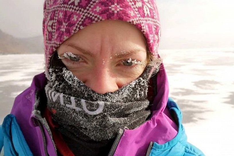 Туристка из Норвегии планирует поставить мировой рекорд на Байкале по женскому переходу