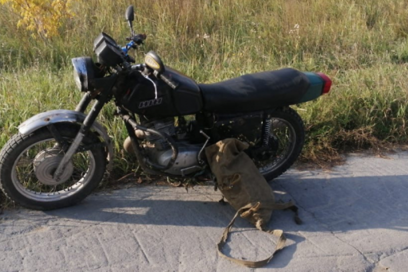 Полиция задержала мотоциклиста с марихуаной в Ангарске