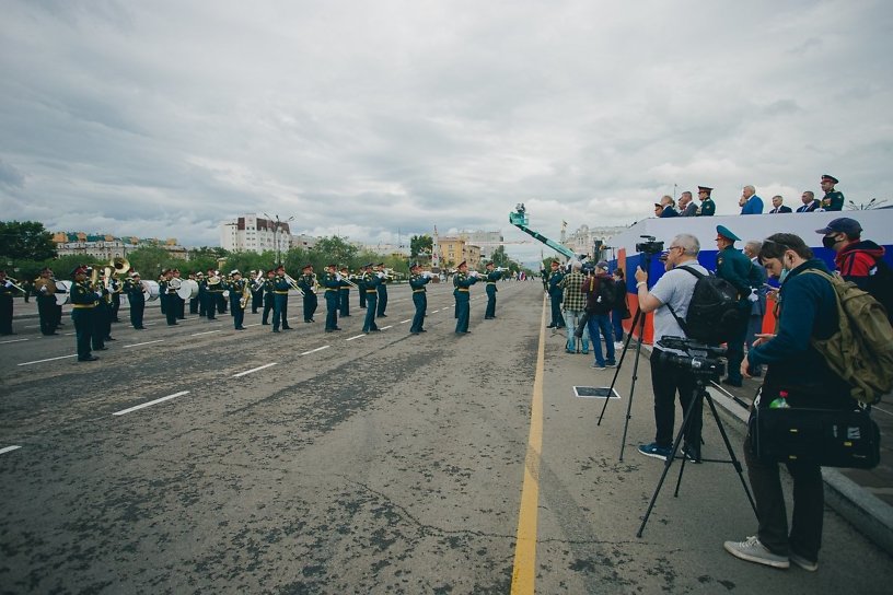 Военные рассказали об отсутствии заболевших коронавирусом на репетиции парада в Чите