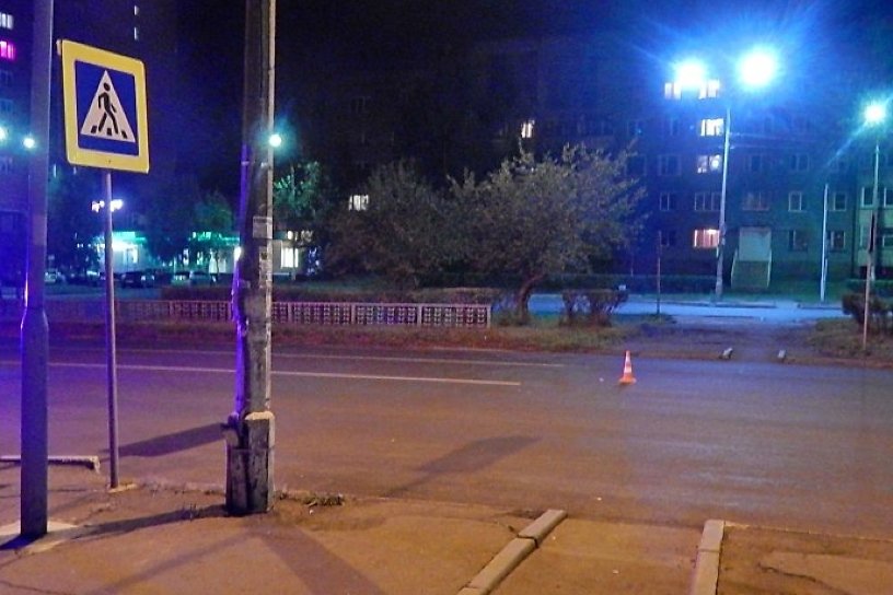 48-летнюю женщину сбили на пешеходном переходе в Братске