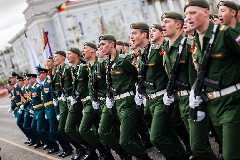 Военные начали подготовку к параду Победы в Чите