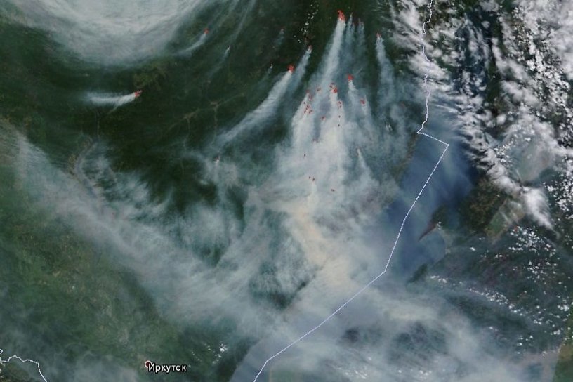 Гринпис: Власти Иркутской области приуменьшают площади лесных пожаров